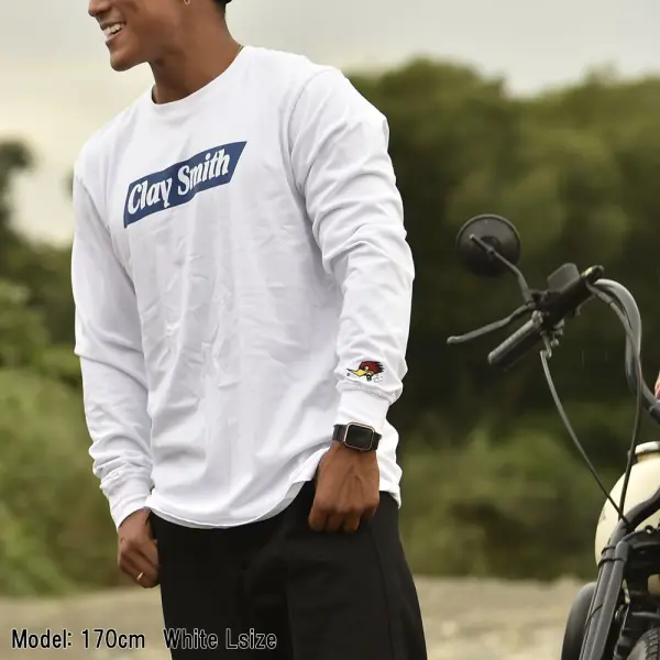 【関税込み】Ashley Williams ホワイト End Times 長袖Tシャツ Ashley Williams(アシュリー ウィリアムズ) Tシャツ・カットソー