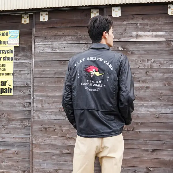 CSY-5050] REALBLACK レザーコーチジャケット :: ORIONACE